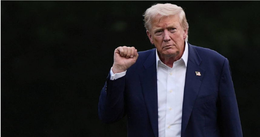 美國總統川普。（圖／達志／美聯社）