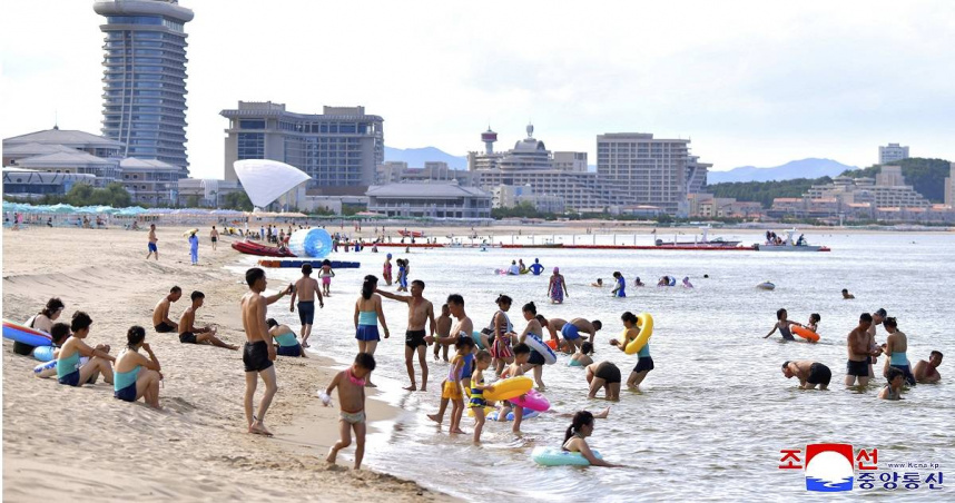 北韓元山葛麻海岸。（圖／達志／美聯社）
