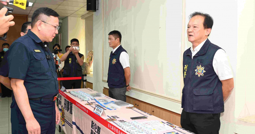 彰化縣警察局打詐成果亮眼，攜手腹語師創意反詐騙。（圖／彰化縣警察局提供）