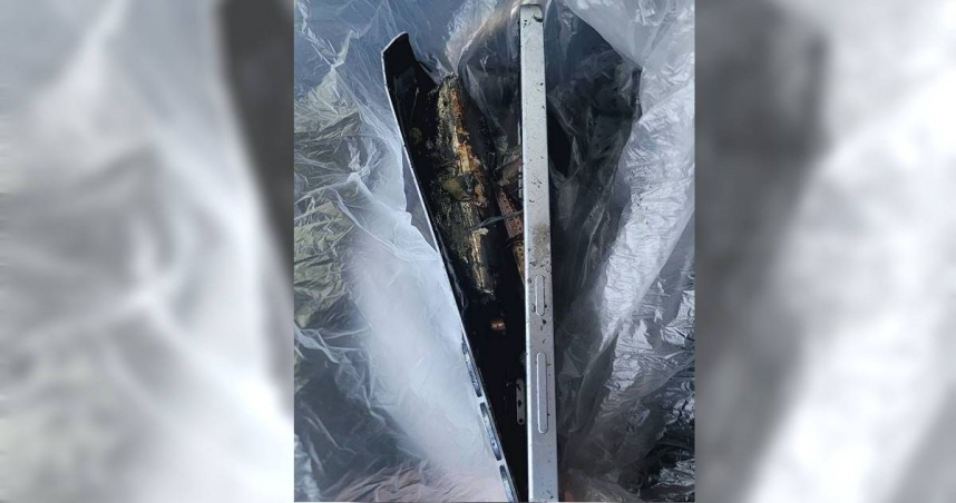 南韓網友表示自己的S25+莫名起火，官方也找不到原因。（圖／翻攝自Samsung community）