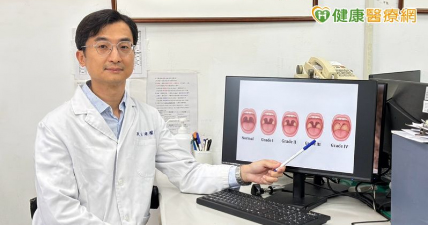 不只喉嚨卡卡，扁桃腺肥大恐致睡眠呼吸中止？