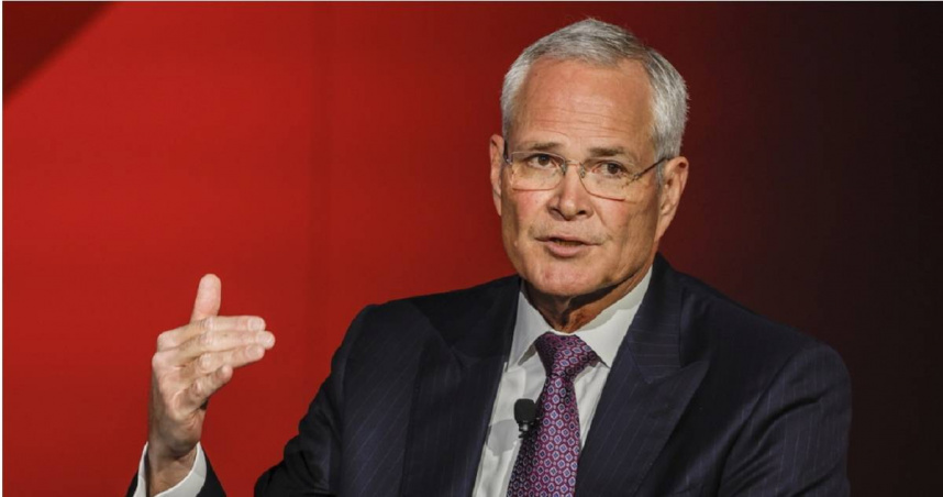 埃克森美孚董事長兼執行長伍茲（Darren Woods）。（圖／達志／美聯社）