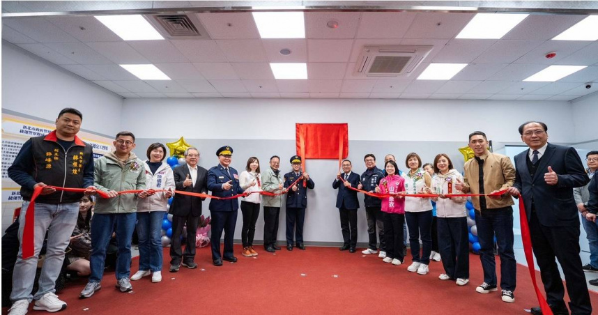 新北市捷運警察隊今年成立，並在13日舉辦揭牌儀式。（圖／翻攝畫面）