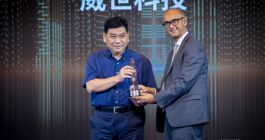 威世科技7日狂飆8.02%，收至35.41美元。（圖／摘自X@VishayIndust）
