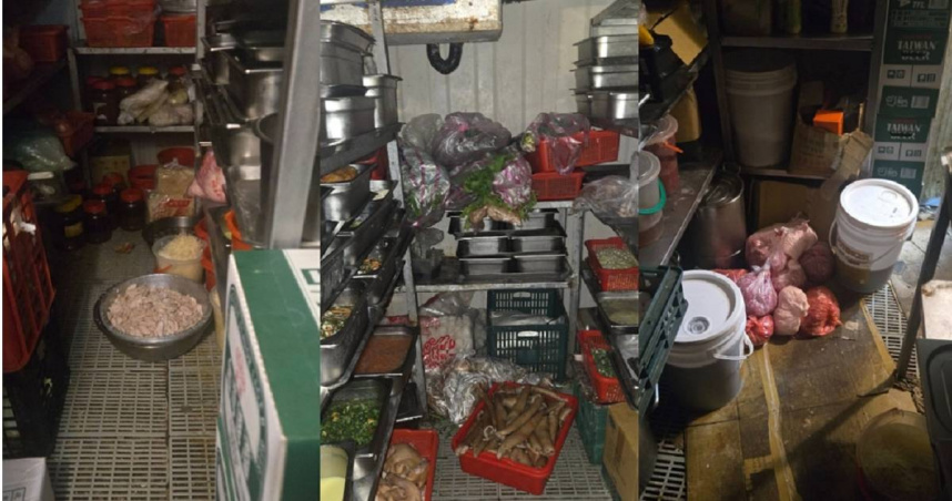 台北市一間知名小籠湯包店被爆料廚房環境髒亂，還將食材放地上，用餐現場還有老鼠和蟑螂。對此，北市衛生局表示，將派員稽查，若查獲缺失又未如期改善，可依法最高判處2億元罰鍰。（圖／翻攝自臉書／爆料公社公開版）