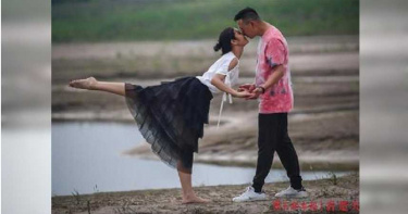 武漢解封「芭蕾之吻」好唯美! 攝影師拍出一場「不倫戀」