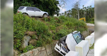情侶爆口角!竟將女子賓士車撞下山溝 肇事男親吐原因