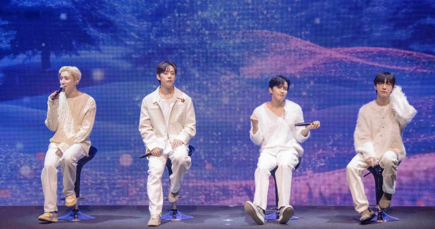 方容國、鄭大賢、劉永才與文鐘業連續兩天於TICC開唱。（圖／SHOW Office提供）