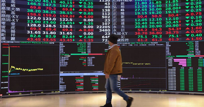 台股10日下跌。（圖／報系資料照）