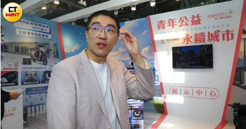 基隆市長謝國樑認為罷免活動不符合現階段台灣民眾最佳利益。（圖／黃鵬杰攝）