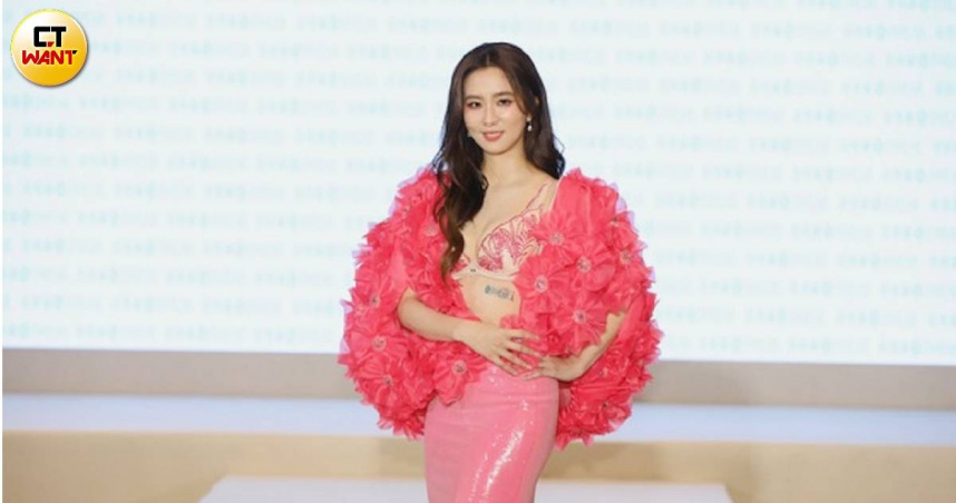 周曉涵出席內衣活動。（圖／侯世駿攝）