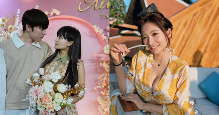 祈錦鈅在2023年5月與圈外男友A先生閃婚。（圖／翻攝自臉書／祈錦鈅Maxinechiii）