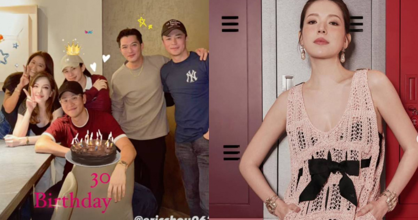 許瑋甯PO出慶生合照，祝福好友周興哲生日快樂。（圖／翻攝自Instagram／anno8o7）