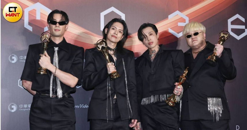 TRSAH成軍15年，終於奪下最佳樂團獎。（圖／本刊攝影組）