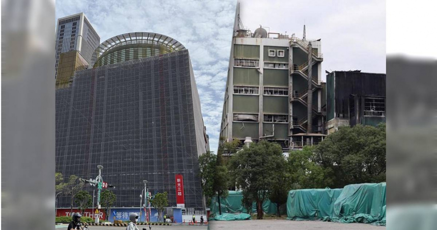 遠東新世紀化學纖維總廠及台中新光三越百貨公司火災爆炸案,引發各界關注,勞動部今天修正相關作業要點。(合成圖/報系資料照)