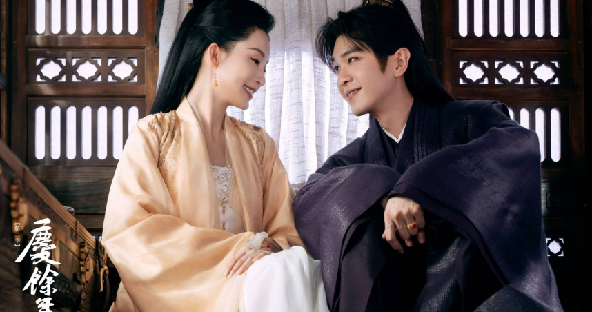 《慶餘年第二季》李沁（左）和張若昀（右）有多場甜蜜對手戲。（圖／愛爾達電視）