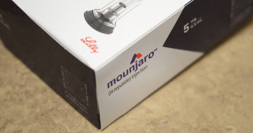 英國熱門減重藥物「猛健樂」（Mounjaro，tirzepatide）。（圖／達志／路透社）