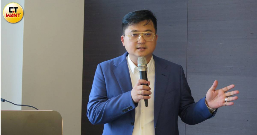 格棋化合物半導體董事長張忠傑。（圖／陳曼儂攝）