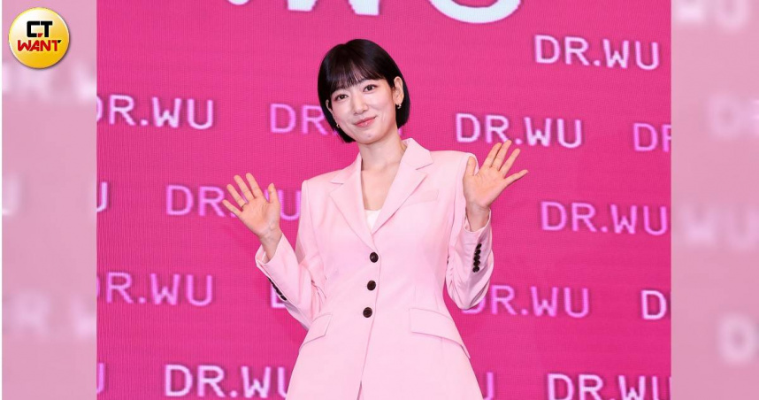 朴信惠來台出席品牌記者會。（圖／楊澍攝）