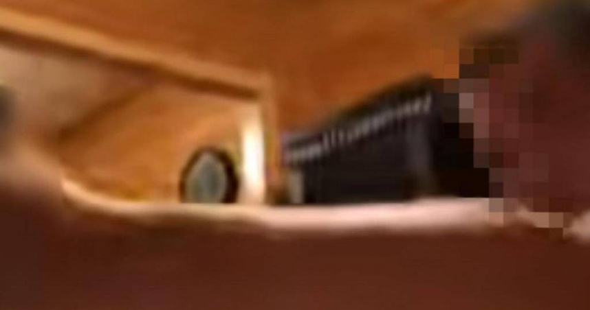 黃女在網路po文表示她被彰化縣某鄉鎮前主席翁男持槍恐嚇，但翁男表示，他是被激怒才拿玩具槍對著她，且已經是幾年前的事。（翻攝自網路平台／葉靜美彰化傳真）