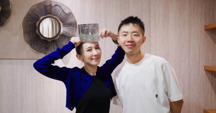 鄭興的新歌與偶像戴佩妮合作。（圖／好的秋工作室提供）