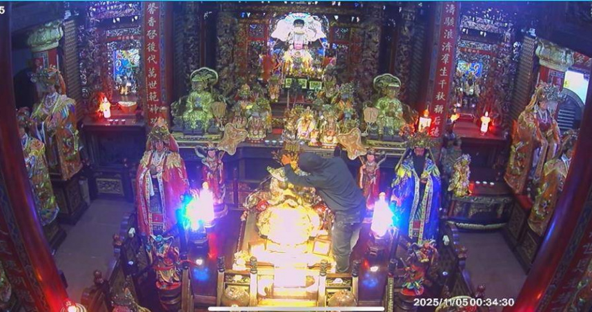 3000萬神物遭洗劫！南方澳珊瑚媽祖深夜被偷　竊賊爬窗潛行50分鐘狂掃寶