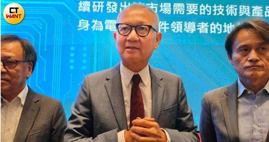 國巨董事長陳泰銘。（圖／陳曼儂攝）