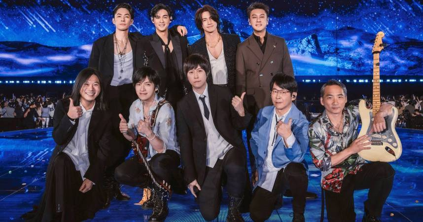 不久前在五月天演唱會上世紀合體的男團F4，近日卻以F3陣容合體五月天阿信和周杰倫推出新歌，獨缺朱孝天引發熱議。（圖／相信音樂提供）