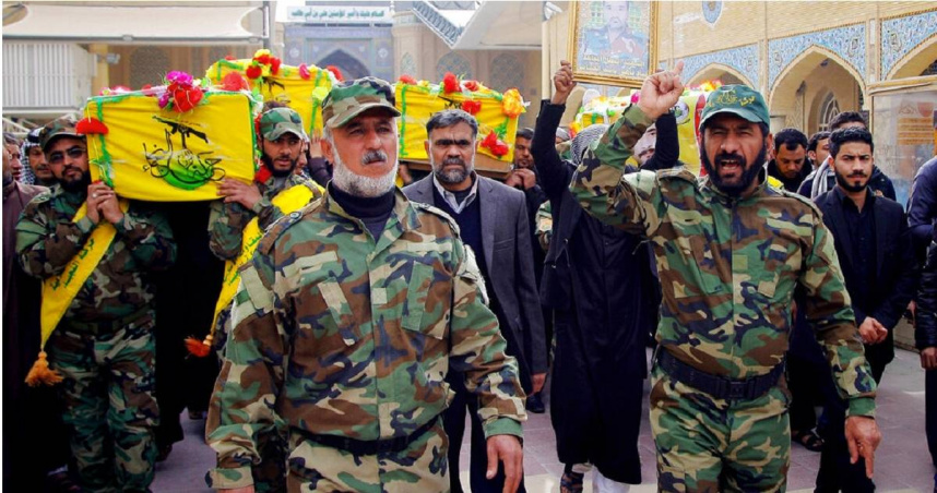 圖為「伊拉克伊斯蘭抵抗組織」（Islamic Resistance in Iraq）戰士。（圖／達志／美聯社）