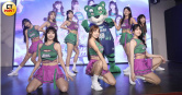 由陳伊擔任隊長的「Little Witches小魔女啦啦隊」，上月底約滿後全員突被球團「Thank You」。（圖／侯世駿攝）