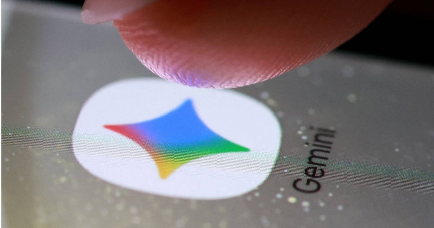Google旗下人工智慧（AI）模型Gemini。（圖／達志／路透社）