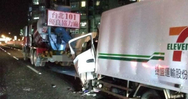 國3汐止段7-11貨車撞水泥車 駕駛頭部重創送醫不治