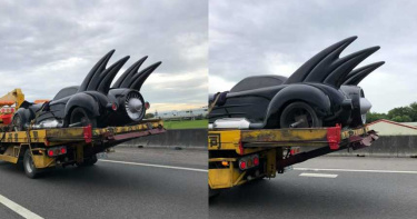 高速公路驚見「蝙蝠車」 葉宜津:朋友猜測主人是周杰倫