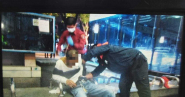 艋舺公園街友酒後衝突 男持刀捅人血染平安夜