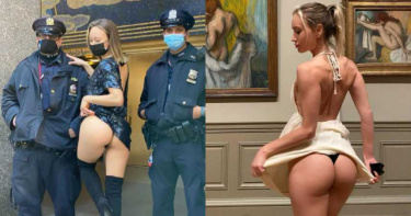 火辣網紅野外露出!邊走邊脫褲晃蜜桃 炸「小丁美尻」狂吸百萬粉