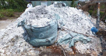 工業區廢棄物處理量能不足，非法棄置問題不斷。（圖／取自環境部）