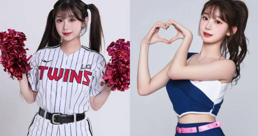 李珠珢加入韓職LG TWINS啦啦隊。（圖／翻攝自IG／@jusclub_leejueun_official）