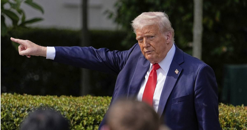 美國總統川普儘管78歲，身體依舊硬朗。（圖／達志／美聯社）