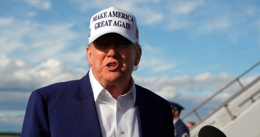 川普。（圖／達志／美聯社）