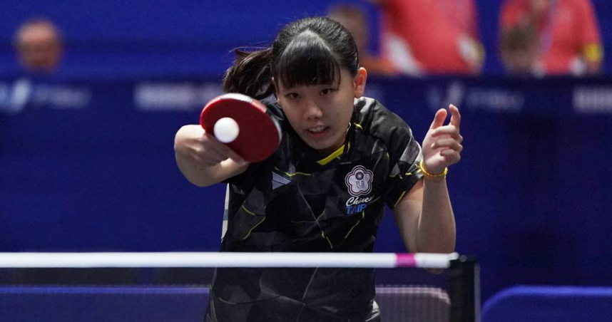 桌球女將黃愉偼24日在德國世大運桌球女單為中華隊打下銀牌，平隊史最佳。（圖／大專體總提供）