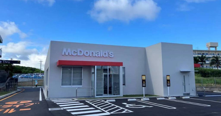 沖繩縣石垣島新開幕的麥當勞分店。（圖／翻攝自X／yonaguni_kanko）