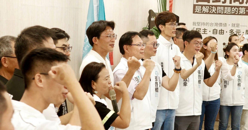張啓楷強調，彰化不能再讓民進黨得逞，未來是否投入地方選戰則將視藍白合作的進程。（圖／民眾黨彰化縣黨部臉書）