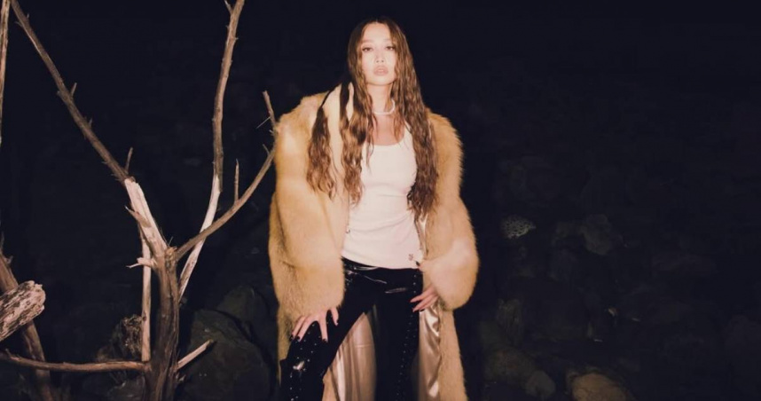 A-Lin在台東跨年晚會上笑料百出。（圖／翻攝IG／lulin168）