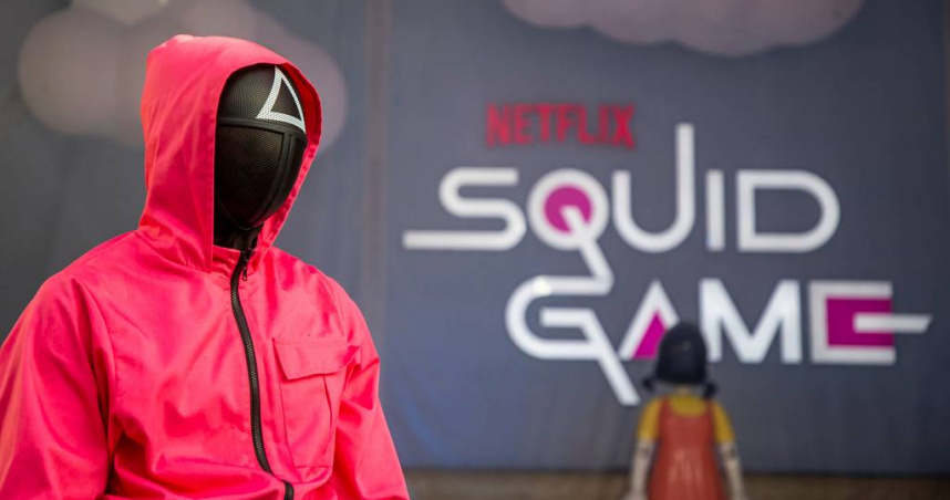 有脫北者指稱，一名北韓高中生因觀看《魷魚遊戲》遭到公開處決。（圖／達志／美聯社，下同）