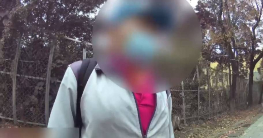 台中一名曾姓老翁疑不滿大夫第重劃區，8日特意北上於北捷縱火。（圖／翻攝畫面）