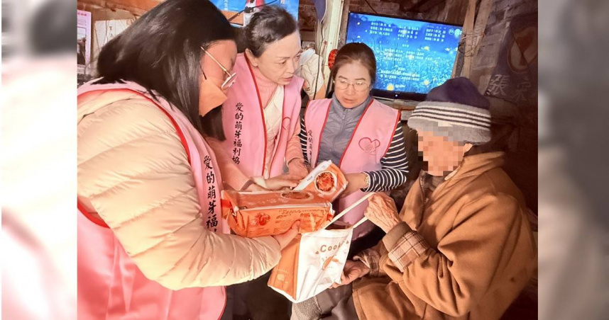 愛的萌芽福利協會照顧受暴婦女、單親媽媽和弱勢家庭，讓他們在寒冬中能感到溫暖。（圖／愛的萌芽協會提供）