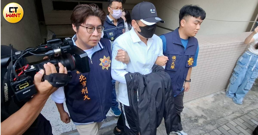 助張俊傑剪手環逃亡！寶和會陳威達押回新店偵訊畫面曝光