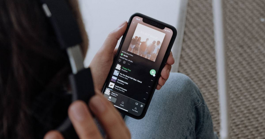Spotify週二上午發生異常。（示意圖／Pexels）