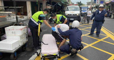 泰山驚傳醉男酒後揮殺豬刀 勇警壓制解除危機