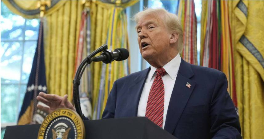 美國總統川普。（圖／達志／美聯社）